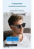 JS02PRO Smart AI Bluetooth Glasses: 12MP Camera, Video Recording, Translation, Object Recognition, Calls, Music.