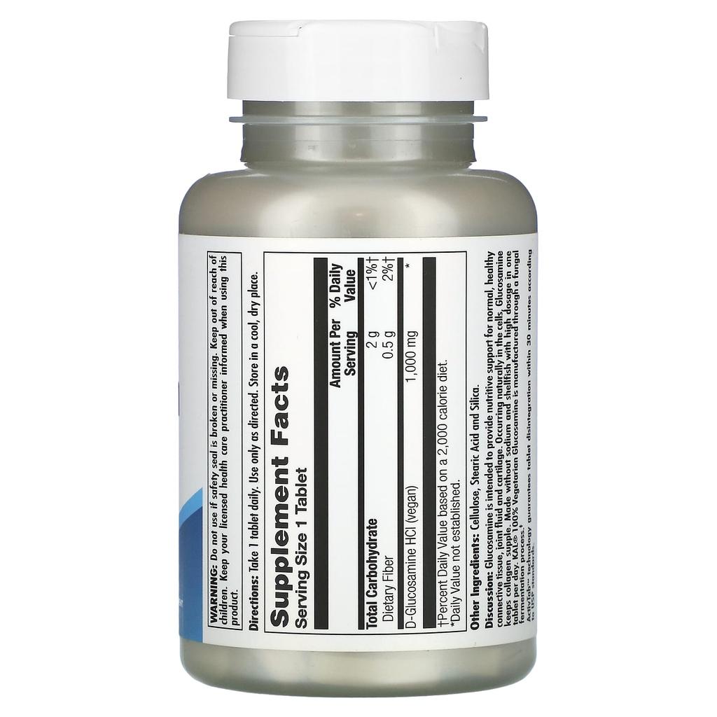 100% Vegetable Glucosamine, 1,000Mg, 60 Tablets