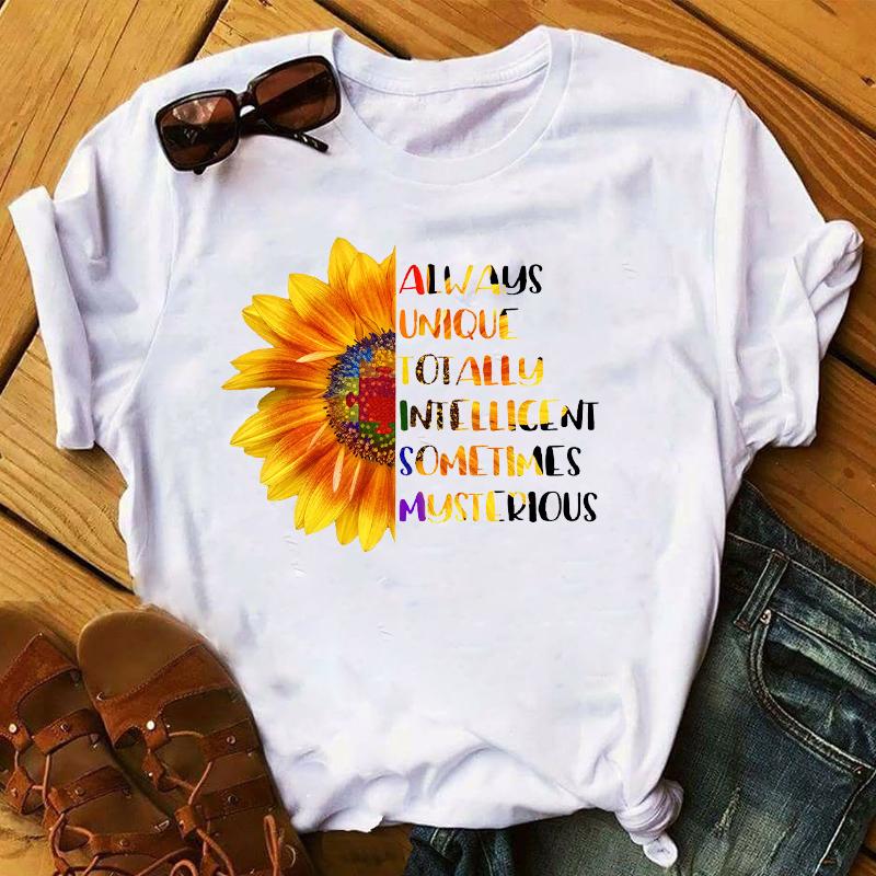 New Women T-Shirt 2023 Good Vibes Letters Fashion Top Female T Shirts Harajuku Streetwear O-Neck Short Clothes Ladies Tshirts