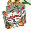 Christmas Coloring Book Kids Holiday Activities Gift Xmas Party Favors Coloring Book