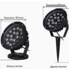 18-ваттный перезаряжаемый RGB LED ландшафтный прожектор