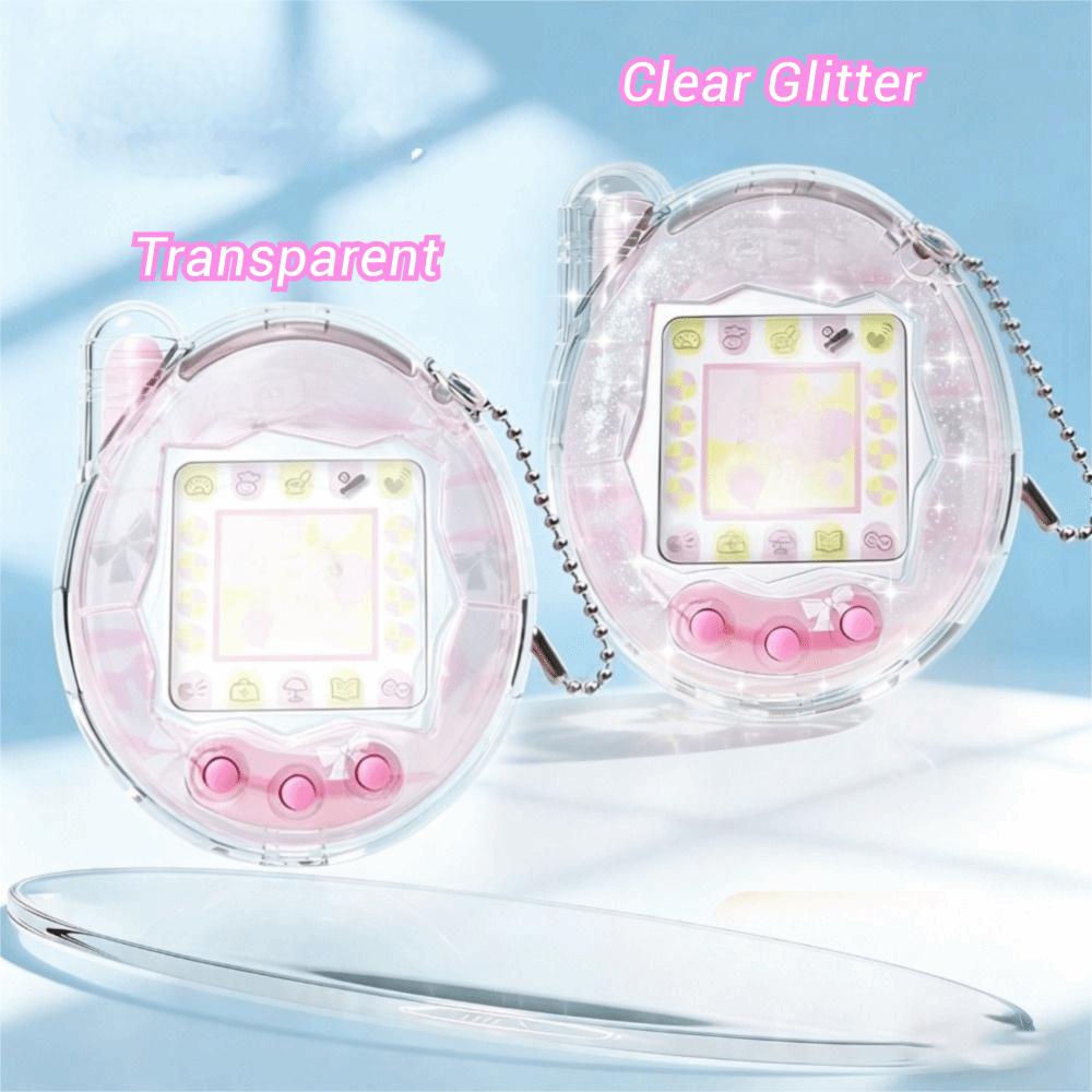 Crystal PC Protective Case Transparent Clear Cover for Tamagotchi Connection V3 Game Accessories