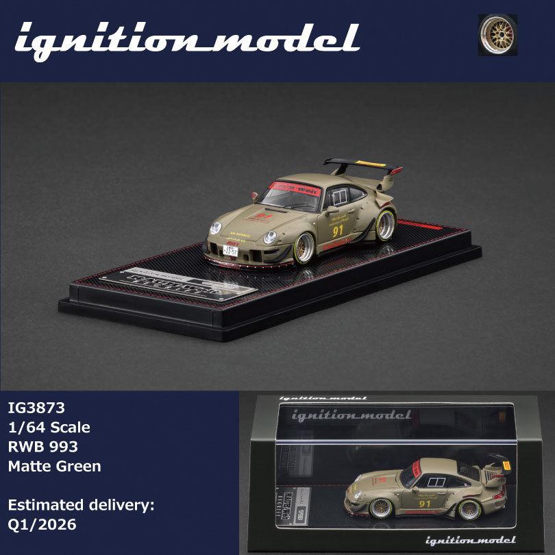 ИГ 1:64 RWB 993 Литая модель автомобиля из сплава, игрушка-подарок для друзей, предмет декора для коллекции взрослых.