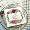 Disposable Party Napkin Double Layer 20 Pieces/Pack Wedding Love Character Pattern