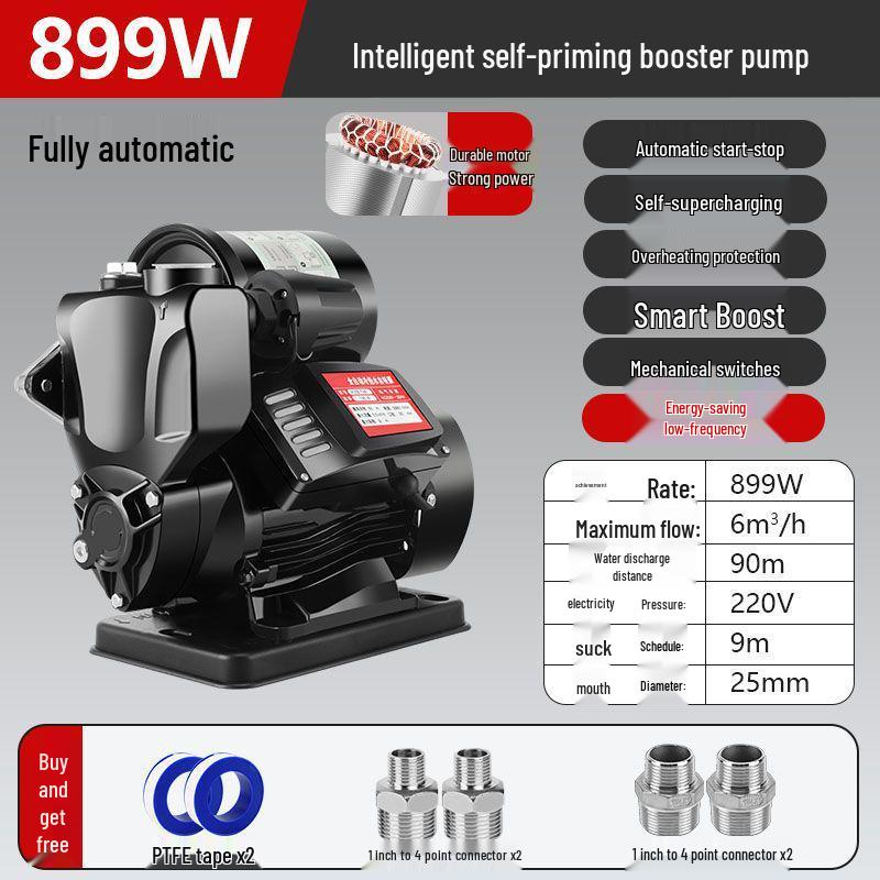 Smart 220V Home Booster Pump for Tap Water & Solar Heater Pressurization