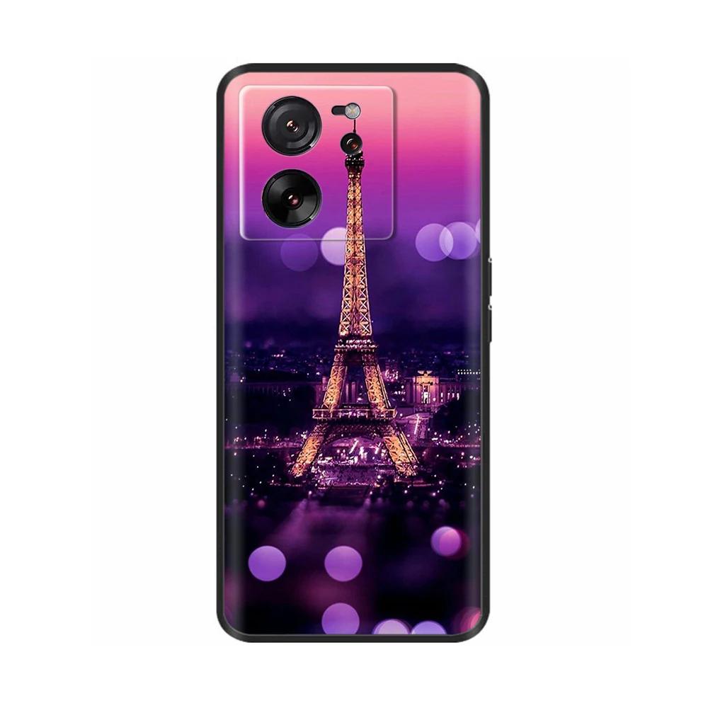 Мягкий прозрачный чехол из ТПУ для Xiaomi 13T Pro Чехол Mi13T Силиконовый окрашенный чехол для телефона для Xiaomi Mi 13T Pro 13TPro Fundas Coque