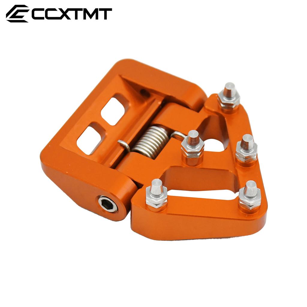 Motorcycle Folding Rear Brake Pedal Tip Plate For BETA RR RRS 200-500 For SHERCO SER SEFR SE SEF SC SCF For KTM XC XCF EXC EXCF