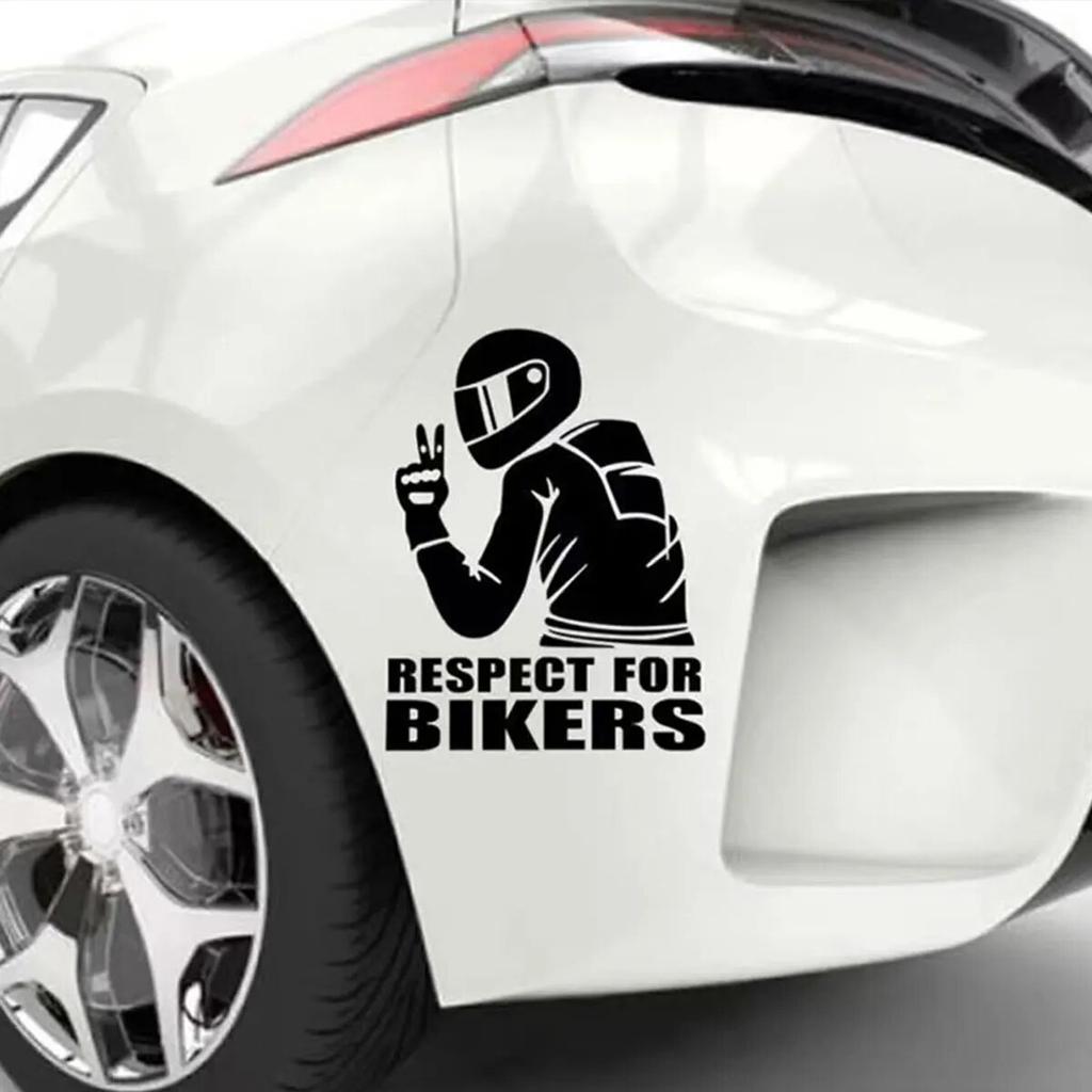 KEVANLY 1 шт. Наклейки на мотоциклы, автомобильные наклейки в форме мотоциклиста, автомобильный стиль кузова, наклейки для украшения автомобиля, наклейка на заднее лобовое стекло