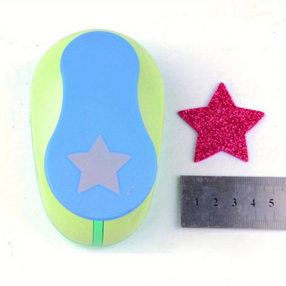 1 шт., случайный цвет ракушки, форма звезды, дырокол, резак для бумаги, скрапбукинг, школьный дырокол, инструмент для тиснения