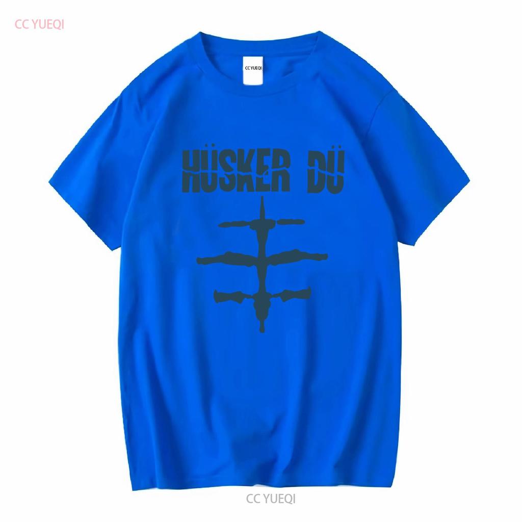 Husker Du Логотип с чернильным пятном Металлический Цирковой Футболка Инди Панк Рок 80-е Альтернативный Все Разваливается с длинным или коротким рукавом