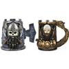 600 мл кружка Viking коллекция 304 нержавеющая сталь вставка смола пивная кружка Danegeld кружка кофе пивные кружки чашка Хэллоуин друзья подарок