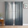 Forest Fog Trees Branches Modern Tulle Curtains For Living Room Bedroom Home Kitchen Window Sheer Curtains