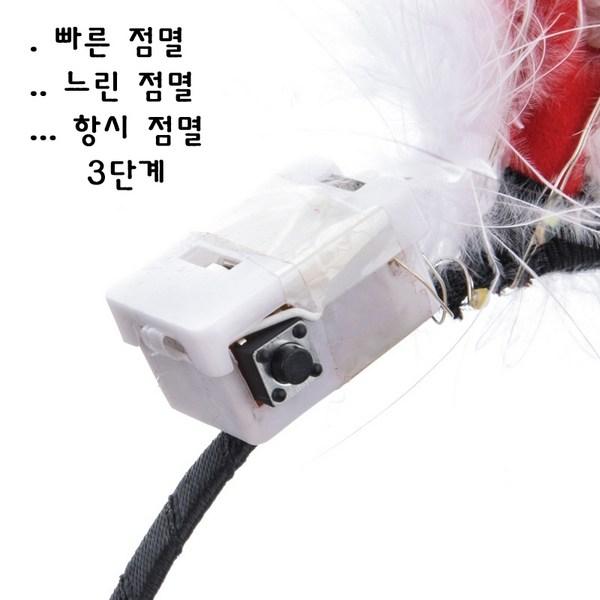 Повязка на голову Рождественская корона Санты светодиодная тиара тиара с изображением оленя 3 уровня мигающая корона реквизит для вечеринки подарок