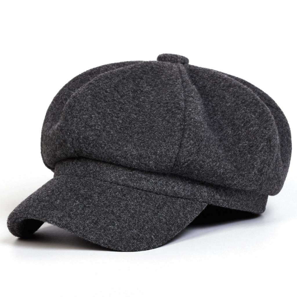 Vintage Style Wool Beret Hat For Women With Sun Protection For Autumn Winter Fashion