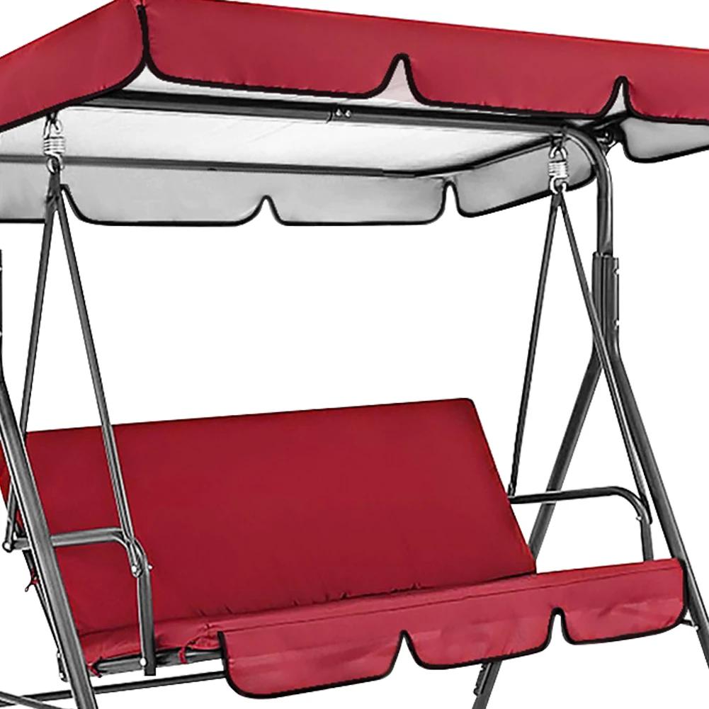 Garden Swing Canopy Top Cover Waterproof Outdoor Swing Chair Hammock Canopy Roof Canopy Replacement Swing Chair Awning