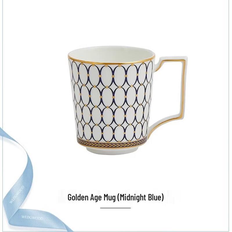 Wedgwood Gilded Age Bone China Mug Pair