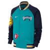 Nike Memphis Grizzlies City Edition Showtime Logo Zip Lettering Универсальная куртка с длинным рукавом Унисекс Куртка бирюзового цвета DB2457-311