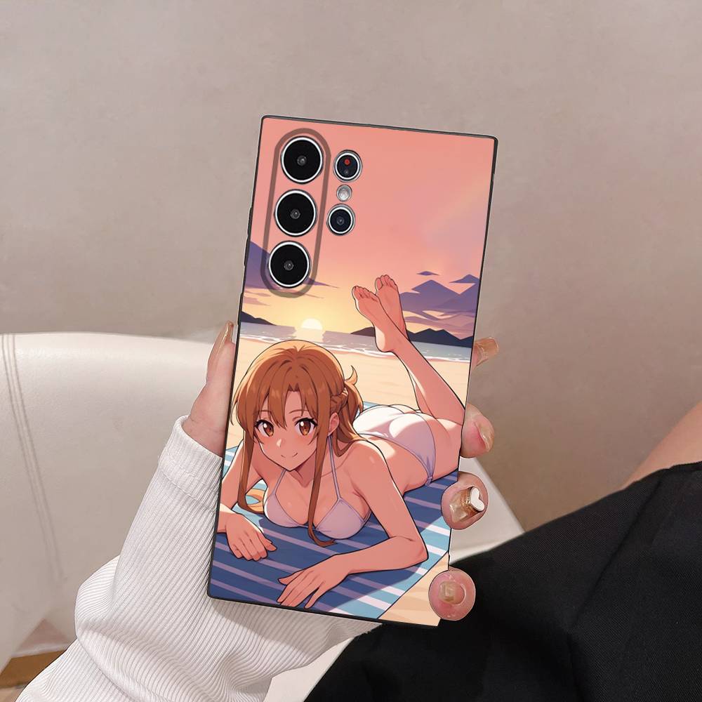 Чехол для телефона Sword Art Online ANIME для серии Samsung S s21 s22 s23 s24 s25 FE Plus Ultra TPU Мягкий, приятный для кожи чехол