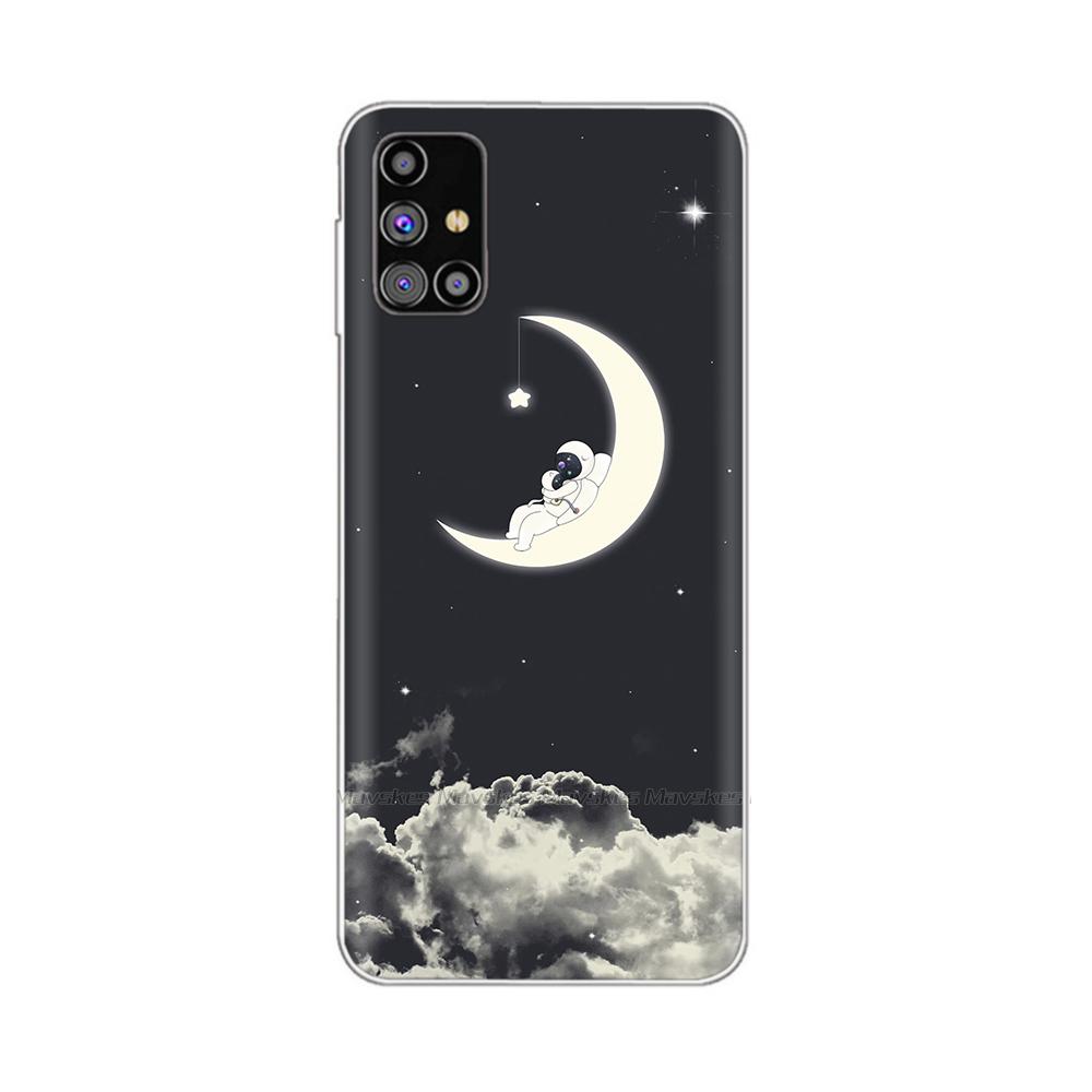 Для Samsung Galaxy M31S Чехол SM-M317F M 31s Прозрачный Ударопрочный Мягкий Силикон Защитный Чехол для Телефона Для Samsung M31s M317 Бампер Funda