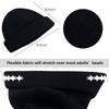 Knit Beanie Hat 100% Merino Wool Unisex Warm Winter Caps Soft,Breathable & Cozy Stretchy Knitted Cuffed Cap