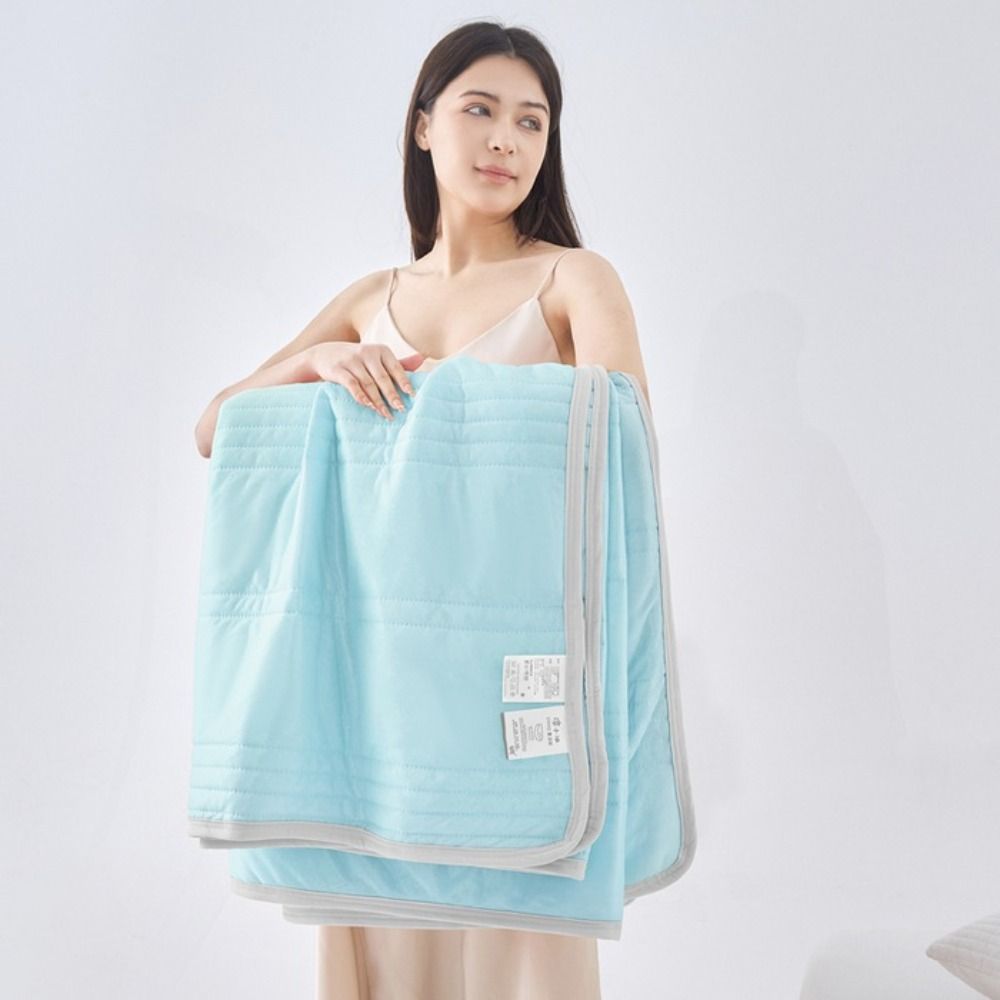Cooling Fabric Cooling Blanket Double Sided Summer Quilt Air Condition Comforter Bedroom Use