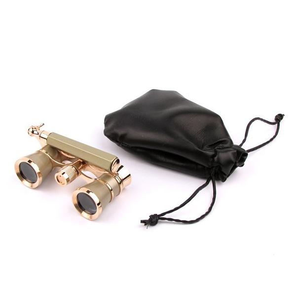Британский ретро-театральный зеркальце с ручкой HD портативный карманный металлический бинокль дамский специальный концертный телескоп