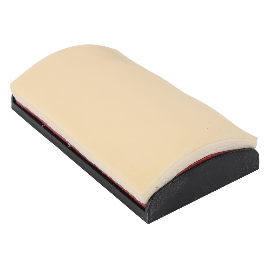 Faux Skin Practice Pad Arc Solid Multifunctional High Strength Silicone Practice Skin for Cosplay