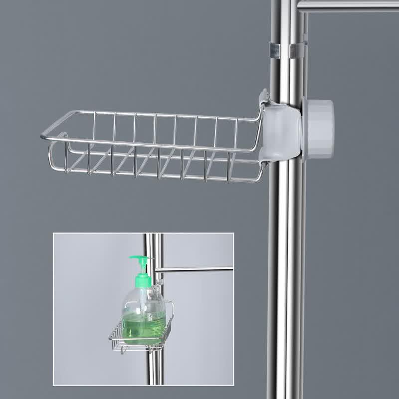 Zhuang Taitai Stainless Steel Movable Floor Cleaning Tool Organizer