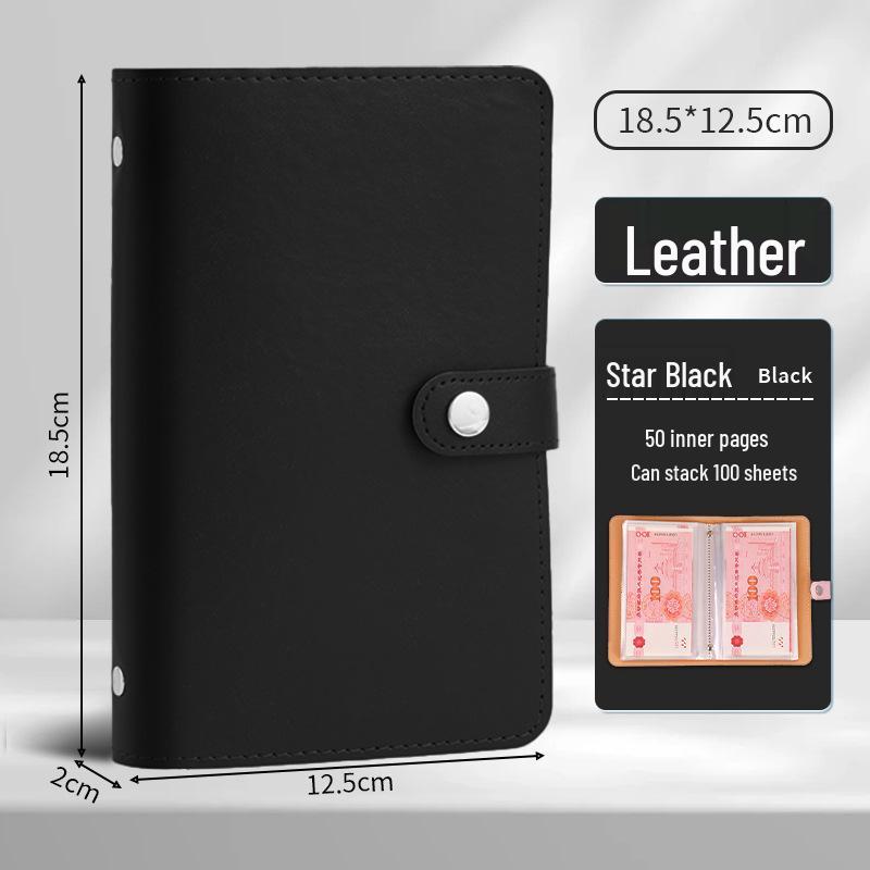 2024 Secure Cash Savings Book with Password Lock - Large Capacity Money Clip & Financial Planner