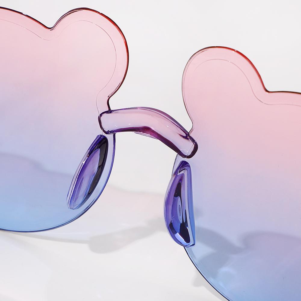 2 шт./набор 4,5" большие заколки-банты для детей мультфильм бант заколка для волос очки набор модные аксессуары для волос маленький медведь очки подарок