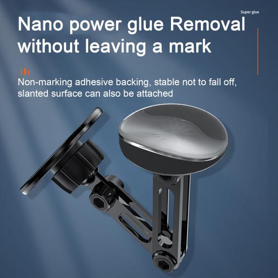 Magnetic Car Phone Holder Foldable Securely Car Phone Holder Mount Your Phone On Any Vehicle Auto Accessories