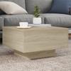 Coffee Table, Sonoma Oak, 55x55x31 Cm, Wood-based Material