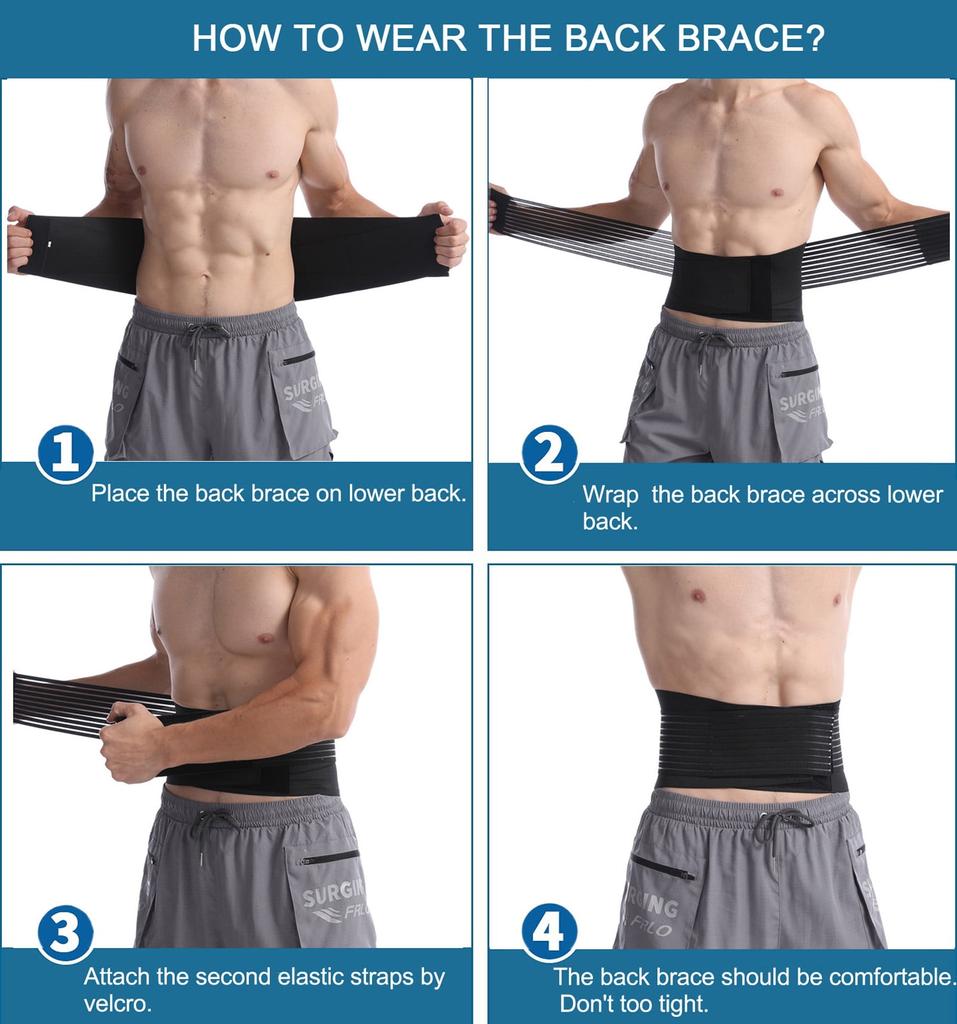 Бандаж для облегчения боли в пояснице - поддерживающий пояс при ишиасе, идеально подходит для мужчин и женщин, занимающихся спортом