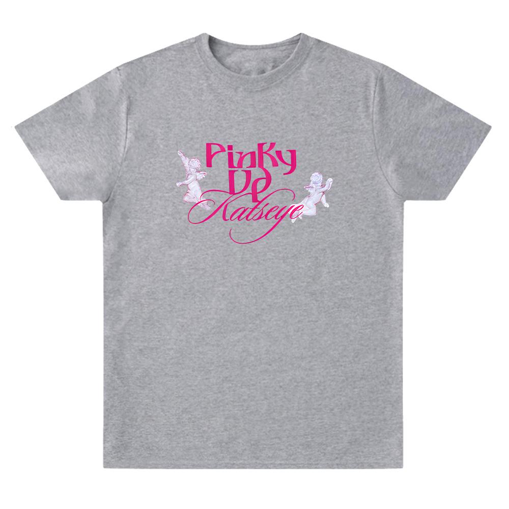PINKY UP Katseye Kpop T-Shirts Men Women Cotton Funny Tee Shirt Round Neck Short Sleeve Anime T Shirts Gift for Fan Clothes Casual Top graphic t shirt