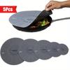 5pcs/set Silicone Microwave Bowl Cover Food Wrap Bowl Pot Lid Food Fresh Cover Pan Lid Stopper Bowl Covers Cooking Kitchen Tool