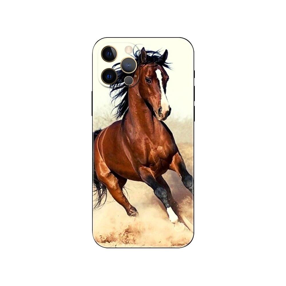 Чехол для телефона «Скачущая лошадь» для iPhone Samsung Galaxy Redmi Xiaomi Oppo OnePlus Note SA 7 8 9 10 11 12 13 14 20 21 22 23 53 54 Pro Max Plus Ultra