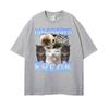 Diagnosed Freak Funny Watermelon Cat Meme Tshirt Men Womens Summer Streetwear Tee Shirt Fashion Oversized Cotton Humor T Shirt