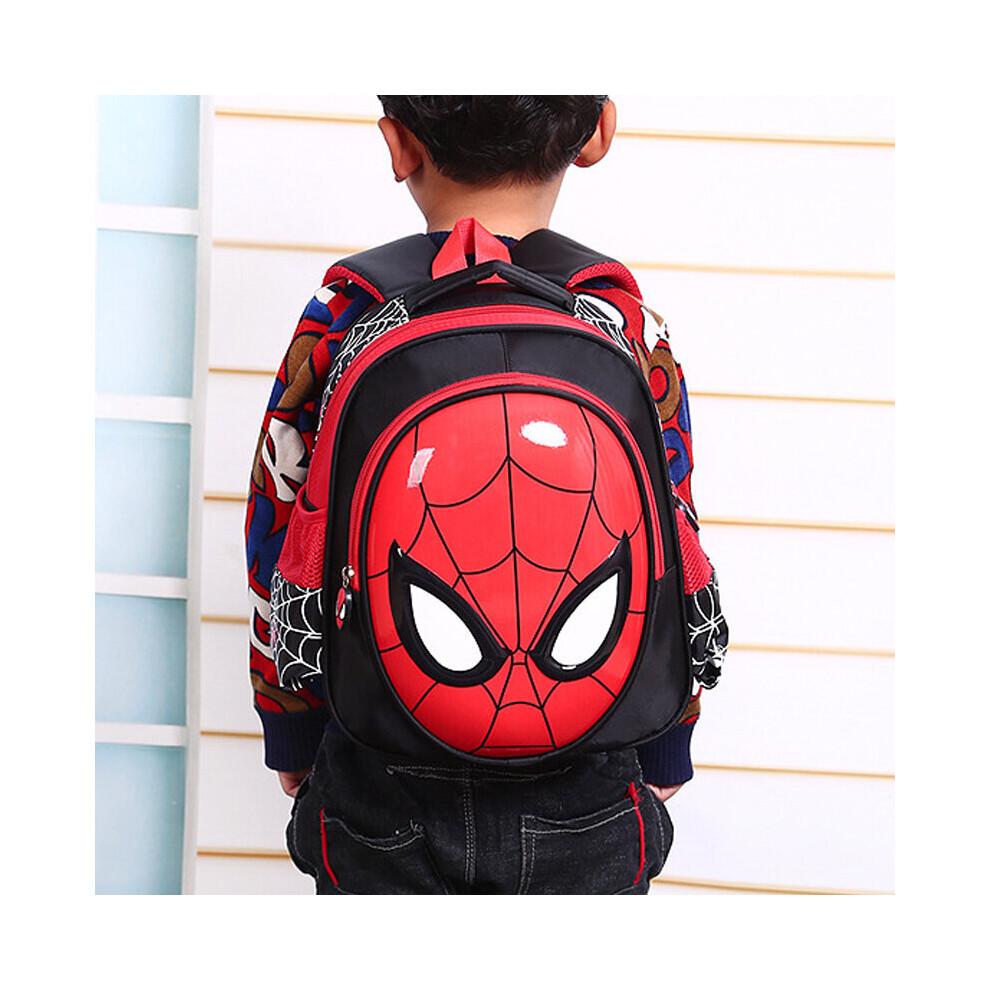 (Black) Spiderman Backpack Kids Boys Girl School Rucksack Shoulder Bag