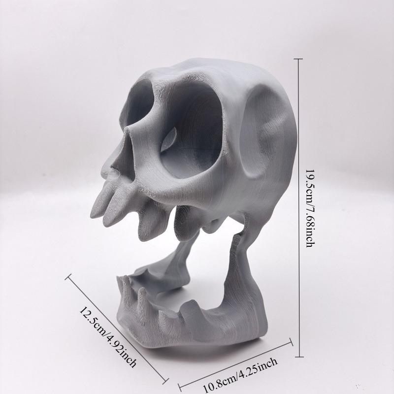 3D-печатная подставка для киберспортивных наушников, Настольная подставка-органайзер в виде черепа для киберспорта, Подставка для геймпада, совместимая с PS5/PS4, Лучший подарок для мужа