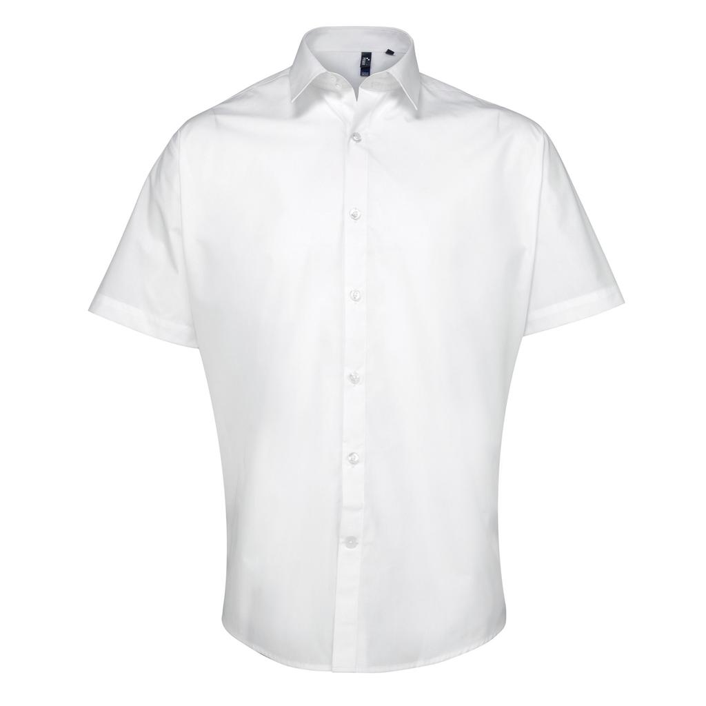Premier Mens Supreme Heavy Poplin Short Sleeve Work Shirt