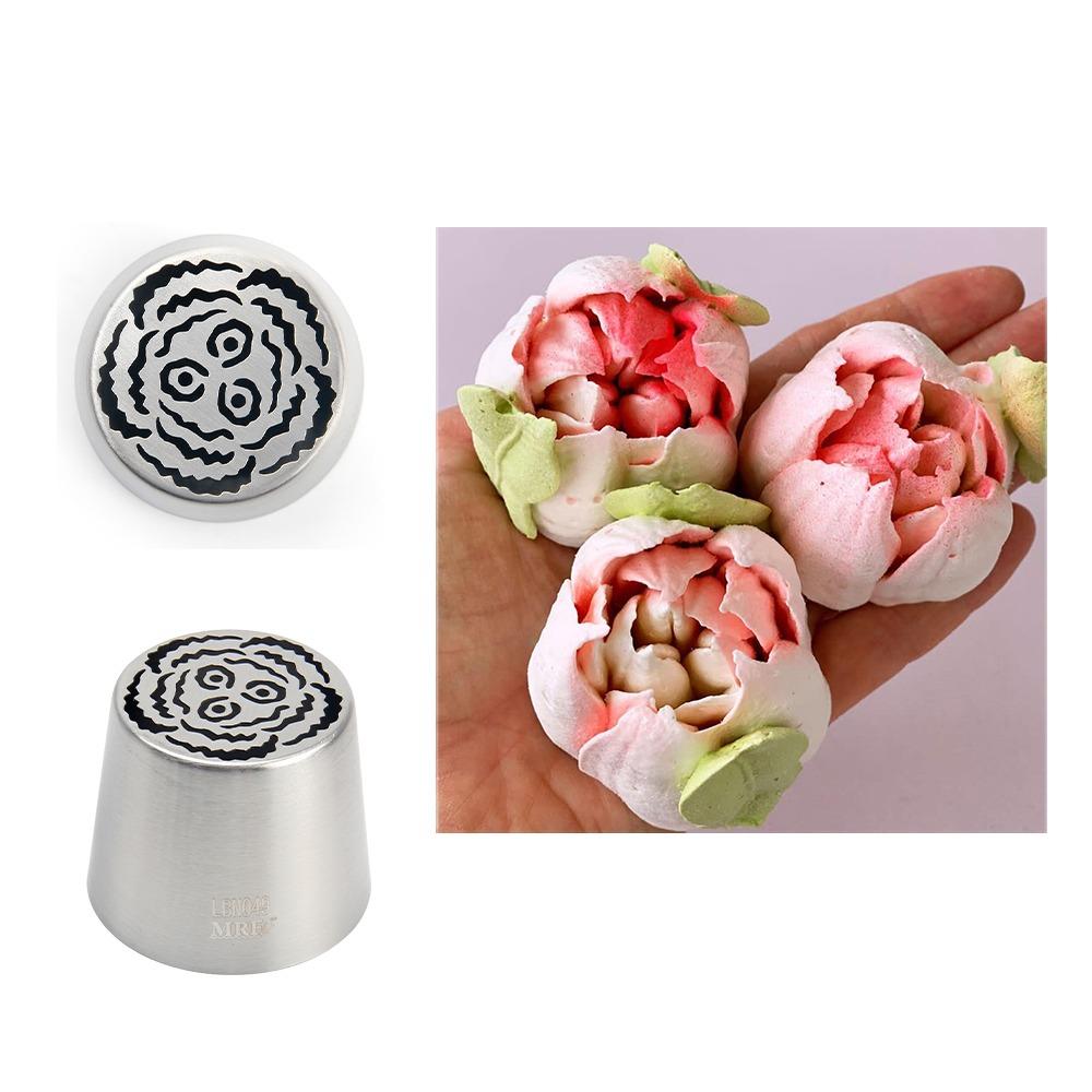 Large Size Flower Squeeze Mouth Creative Cream Nozzles Pleated Cream Piping Tips  Kitchen Gadgets