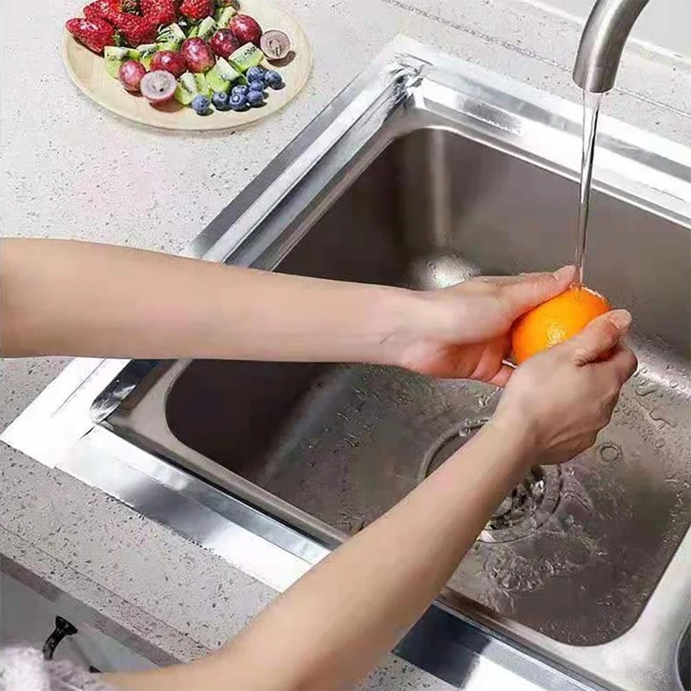 Алюминиевая фольга высокотемпературная лента для варочной панели самоклеящиеся жиронепроницаемые антиплесневые влагостойкие наклейки для столешниц кухни