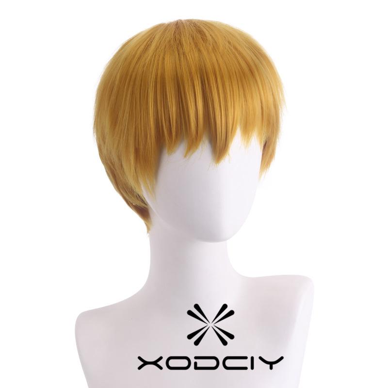 Аниме Mob Psycho 100 Аратака Рейген Косплей Парик Короткий Термостойкий Синтетический Парик для Хэллоуина Вечеринки Ролевые Игры + Шапочка для Парика