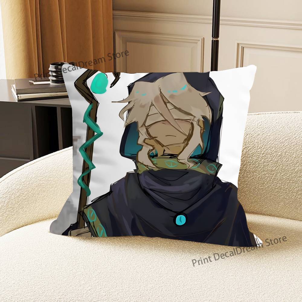 T-Tiresias Totally Not Blind Printed Pillow Cover Cushion Case Simple Sofa Pillow Case No Pillow Core