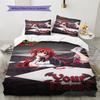 Name Custom High School DxD Pattern Bedding Set Quilt Cover Pillowcase Home Decor Gift (1 * duvet cover + 2 * pillowcase, without core)