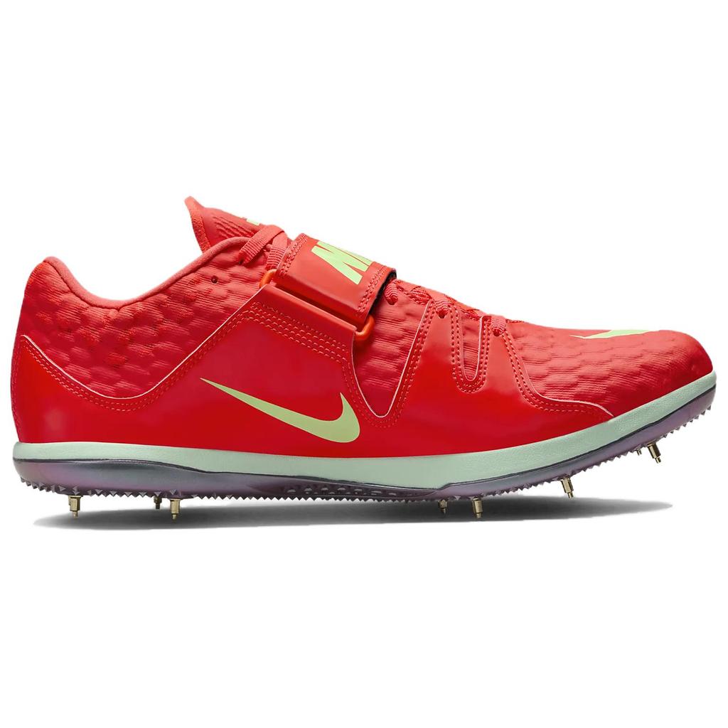 Nike High Jump Elite Bright Crimson Lime Blast Unisex Sneakers Red Hyper-Orange Washed-Coral FZ9636-600