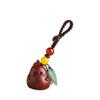 Sandalwood Bag Pendant Cartoon Wood Phone Chain Cute Pear Key Chain  Jewelry Findings