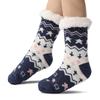 Women's Winter Slipper Socks With Grippers Cozy Warm Fuzzy Slipper Socks Non Slip Thick Comfortable Soft Fleece Lined Home Grips Socks for Women