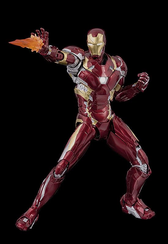 Marvel Studios The Infinity Saga [Marvel Studios' Infinity Saga] DLX Iron Man Mark 46 [DLX Iron Man Mark 46] 112 масштаб ABS и ПВХ и цинковый сплав и другие металлы