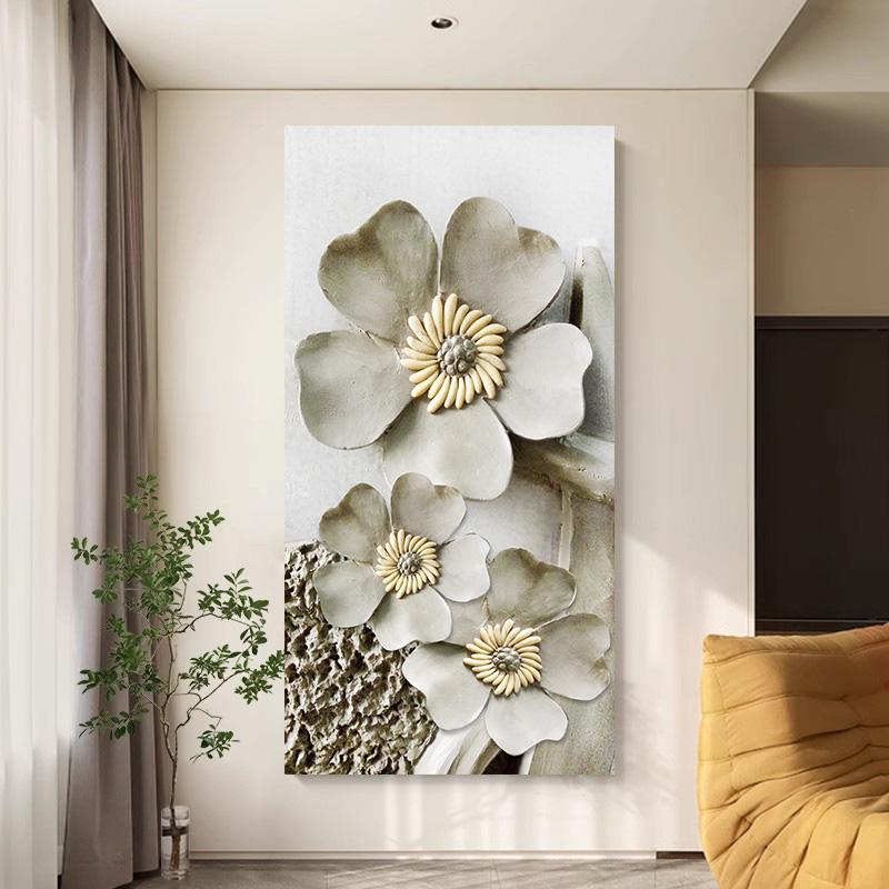 Современная абстрактная цветочная печать на холсте, настенный декор для гостиной и спальни